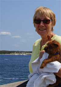 Sylvia Knight of Maybush Australian Terrier dogs